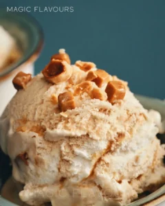 آيس كريم الزبدة البنية