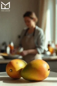a woman is baking 