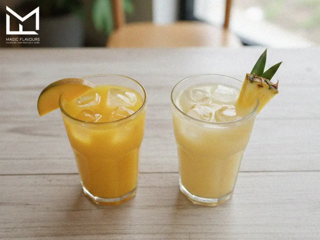 pineapple and mango juice 