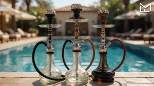 Premium hookahs showcasing the latest summer shisha flavors trends