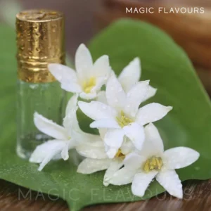 white flowers on the green leaf