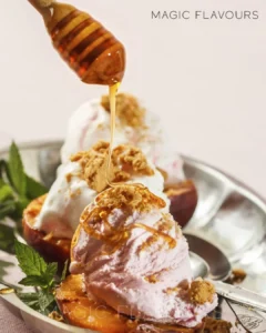 Lavender Honey & Hibiscus ice-cream