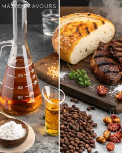 eaction flavor refers to the taste and aroma compounds created when ingredients