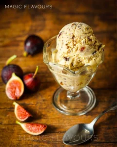 Black Sesame Swirls ice-cream