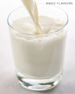 a glass of milk