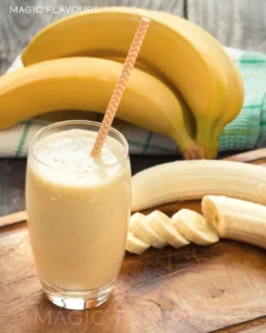 smoothie with banana flavor