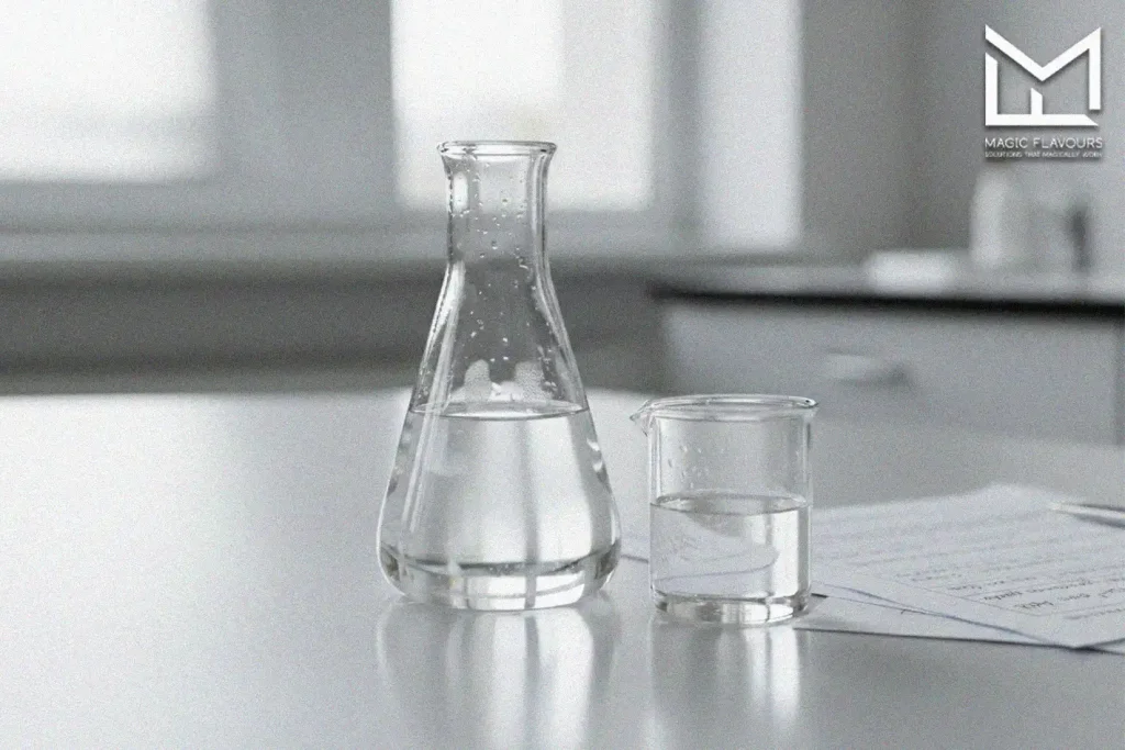 Laboratory equipment used by a reliable flavor supplier for quality testing