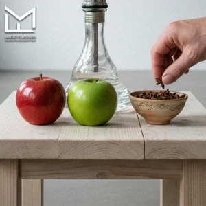 First notes: sweet apple and bold anise release