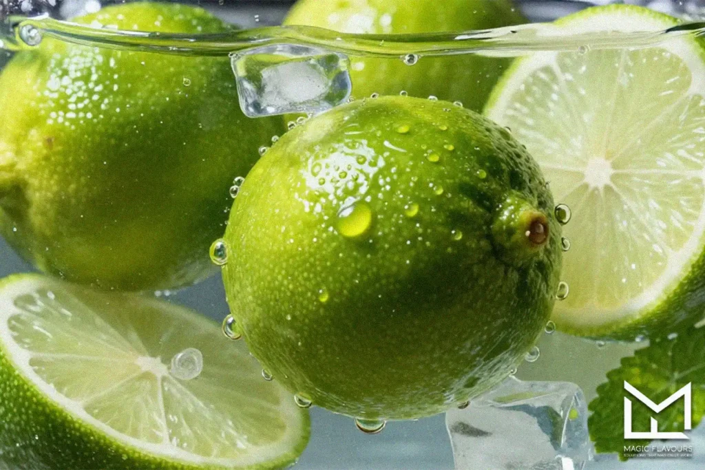 Aroma and mouthfeel characteristics of Lime Shisha Flavour 