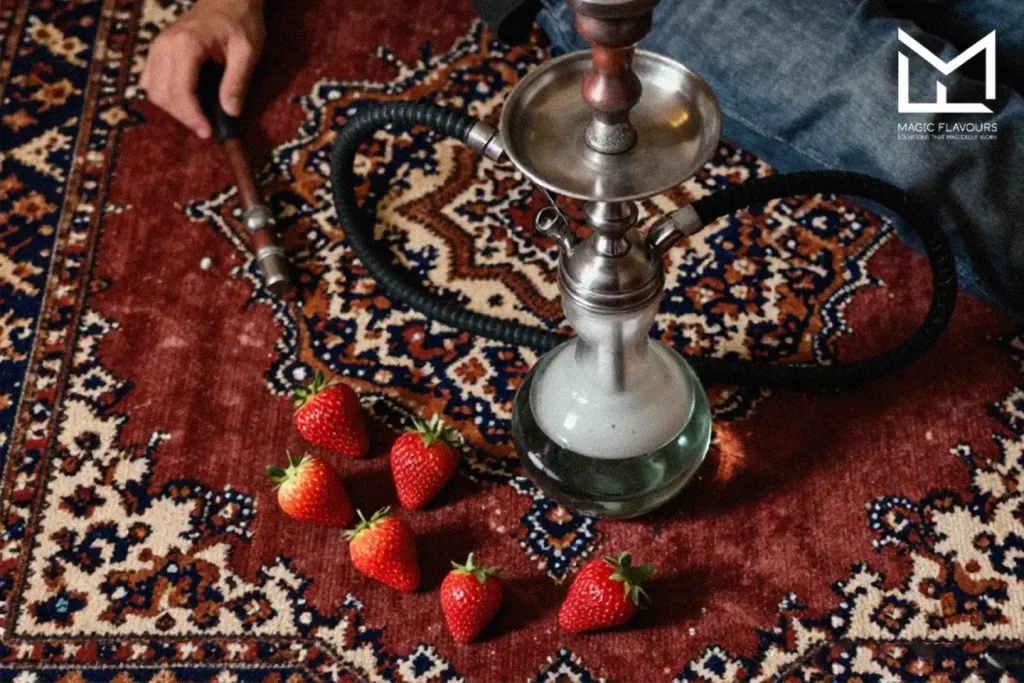 Strawberry as a strong base for shisha innovation