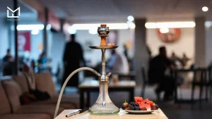 Hookah served in a GCC café during Ramadan and Eid when shisha demand increases